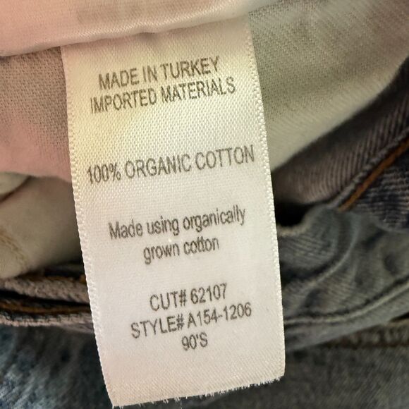 Agolde 90's Pinch Waist Jeans Straight Leg Light Wash Size 31. Made in the USA - Picture 5 of 7